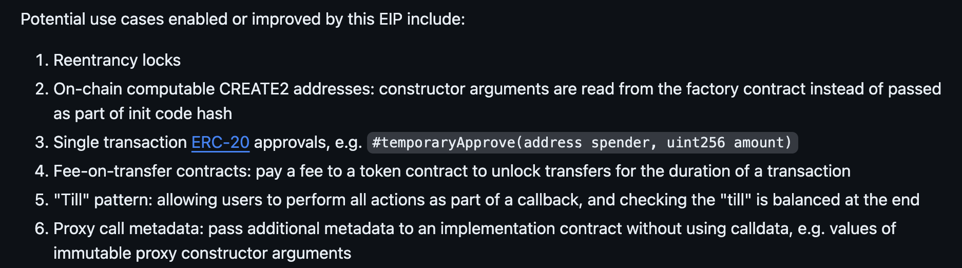 https://github.com/ethereum/EIPs/blob/master/EIPS/eip-1153.md#motivation