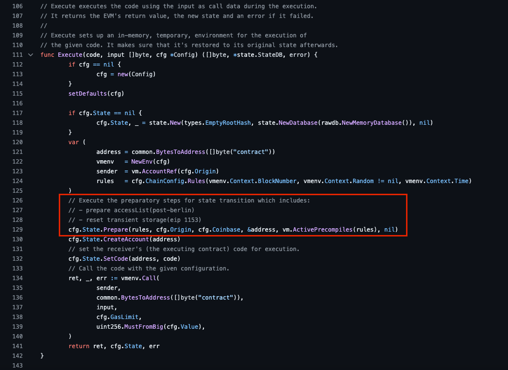 https://github.com/ethereum/go-ethereum/blob/2ab365f6d8c51d0e313d5ed30d777e49c7dd1213/core/vm/runtime/runtime.go#L111